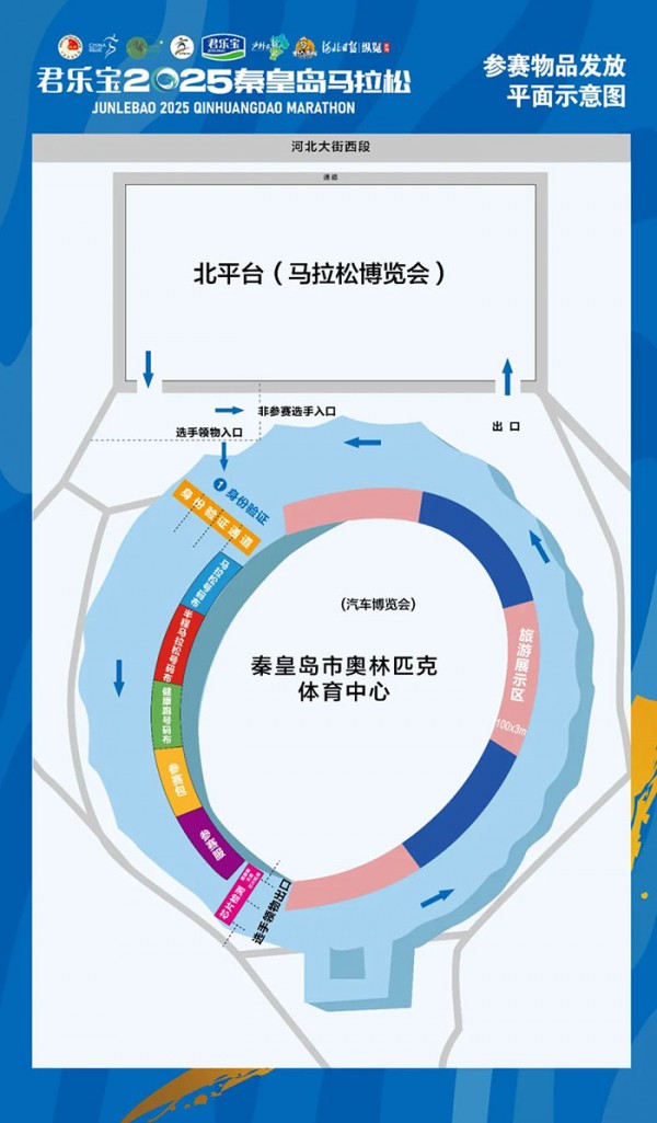 君乐宝2025秦皇岛马拉松【参赛装备领取】攻略